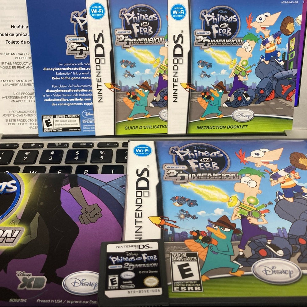 Nintendo DS Phineas and Ferb Across the 2nd Dimension Game